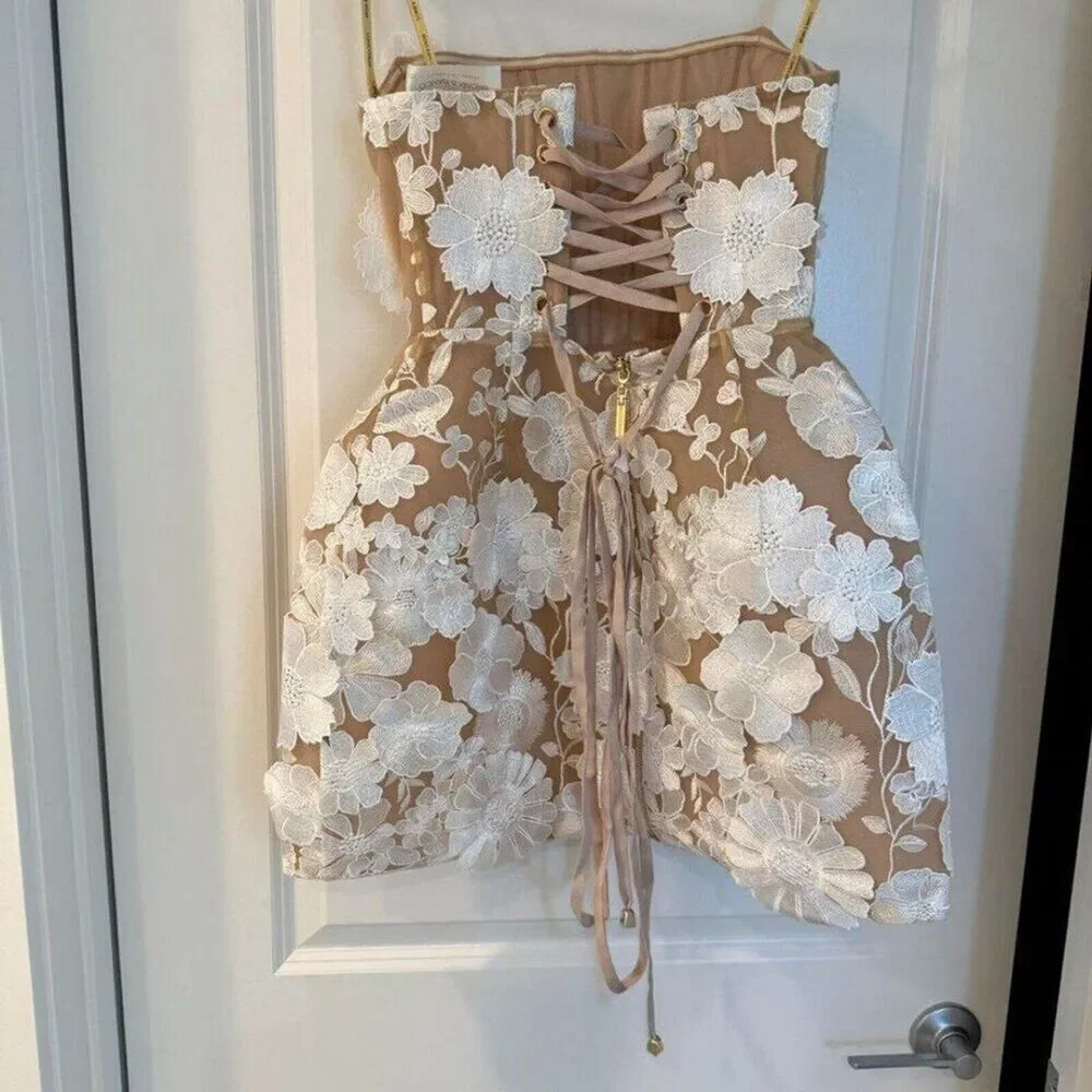 NWOT Bronx and Banco JASMINE MARAYA WHITE MINI DRESS - Picture 12 of 13
